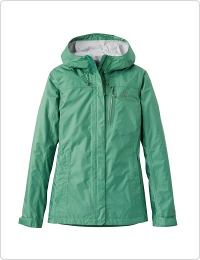 A Women's Trail Model Rain Jacket.