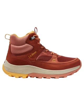 A high-top women's hiking shoe.