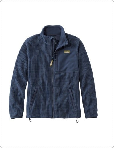 A Men's Mountain Classic Windproof Fleece Jacket.